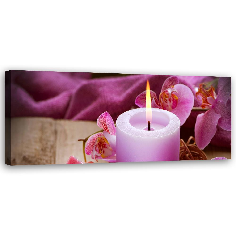 Canvas Print, Zen Spa Candle