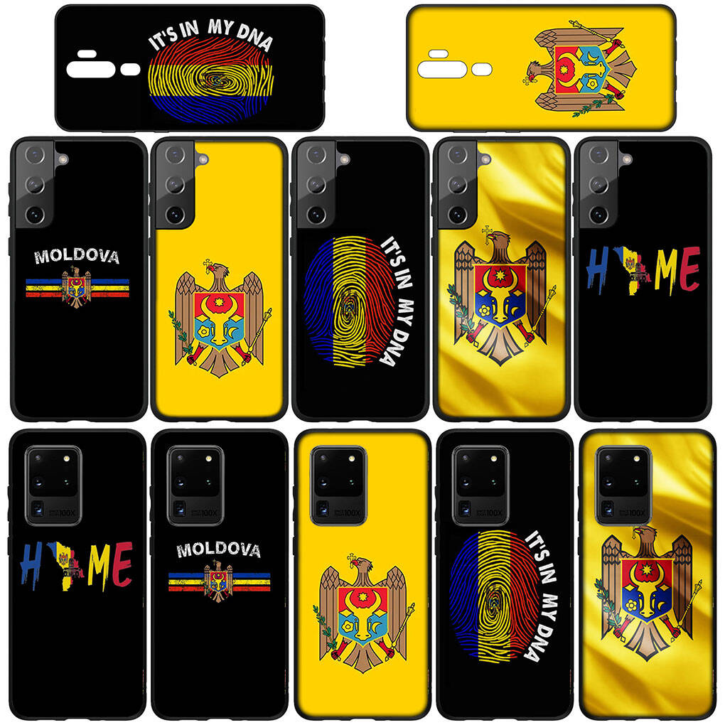 for iPhone 17 16 15 Xiaomi Poco F7 F8 X7 X6 X5 F5 C85 C75 C71 M8 Redmi Note 14 13 12 11 Pro Max 14C 13C 15C A3 A4 9C Phone Case Moldova Flag Cover