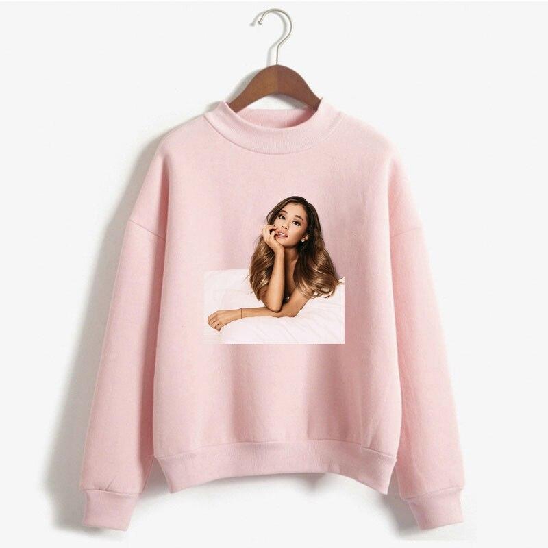 Buy Ariana Grande Sweatshirt Pink Hoodie Women Kawaii Girl Tops