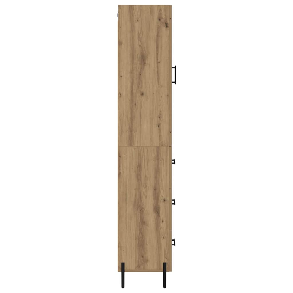 Highboard Artisan Oak 34.5 x 34 x 180 cm Particleboard