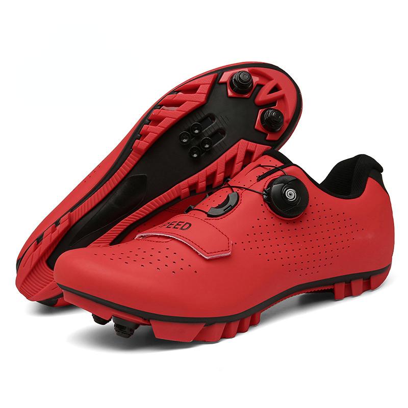 Men MTB Self-Locking Speed Bicycle Sneakers Spd Cycling Shoes Racing Bike Shoes Cleats Women Mountain Road Cycling Footwear