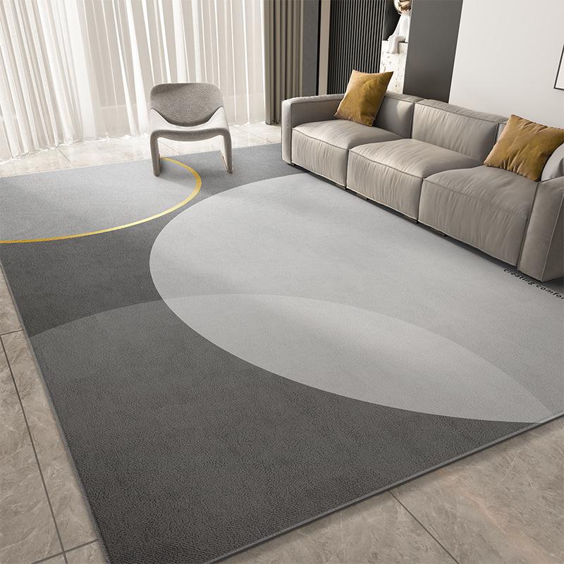 Minimalist Luxury Lint-free Carpet for Living Room Decoration Bedroom Office Easy Clean Rug Large Area Antiskid Soft Floor Mats