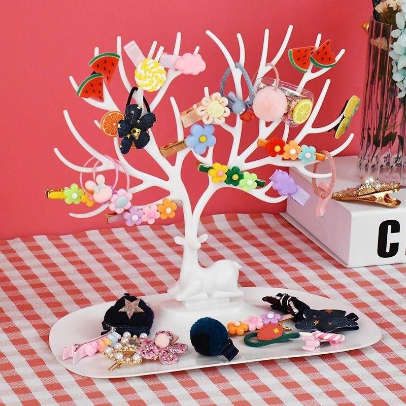 Deer Keychain Cuckoo Card Jewelry Stand & Pendant Display Stand