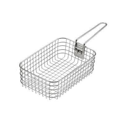 Foldable 304 Stainless Steel Frying Net For Outdoor Camping, Picnic Lunch Box, Frying Basket