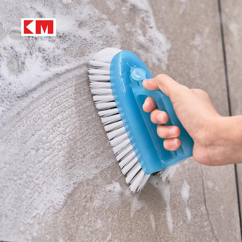 Plastic Floor Multifunctional Brush For Bathroom Tile Grout Cleaning And Drain Scrub