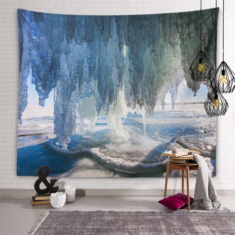 Природные пейзажи Эстетический гобелен Закат Вечерний пляжный пейзаж Художественный — фото 9