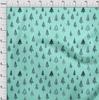 oneOone Cotton Flex Aquamaringrüner Stoff, Baum-Nähstoff, Meterware, bedruckt, DIY-Kleidung, Nähzubehör, 101,6 cm