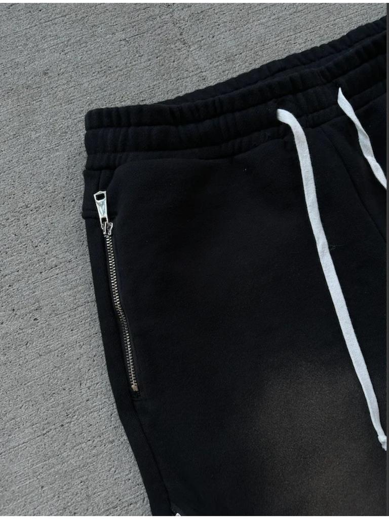 Pantalones Casuales Holgados Streetwear Y2K Retro Decoración con Cremallera Pantalones de Chándal Pantalones Hombre Mujer Harajuku Hip Hop Letra Pantalones Jogging