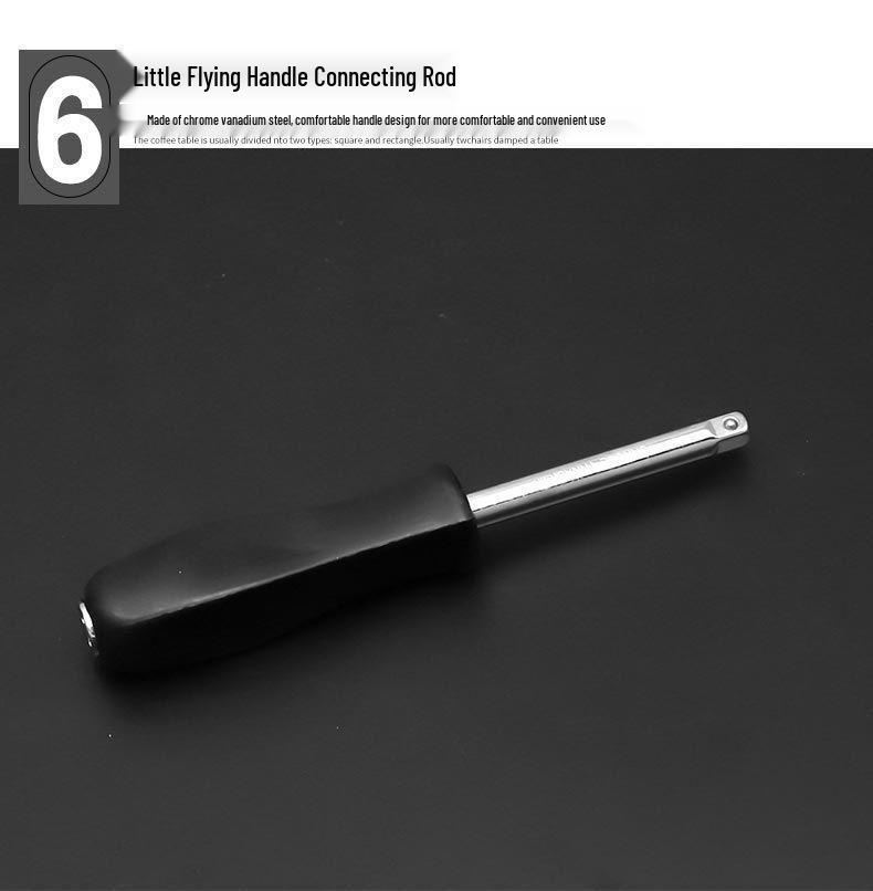 46-Piece Multifunctional Ratchet Wrench Set for Car and Motorcycle Repair