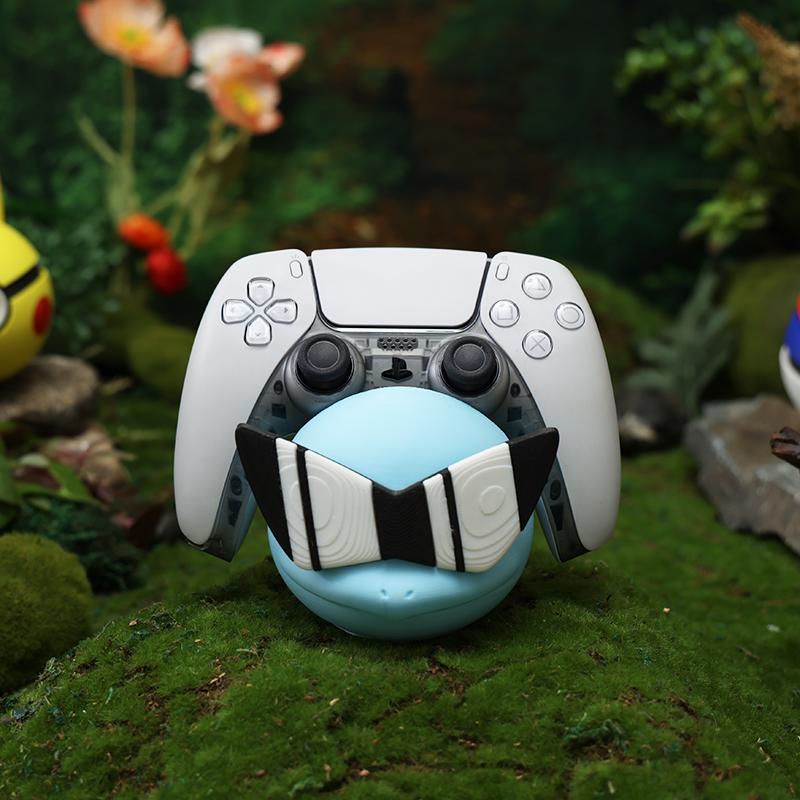 Squirtle Bulbasaur Animation Universal Game Controller Stand For Ps5 Xbox Switch2 Peripheral Accessories Base Ornament Model Toy