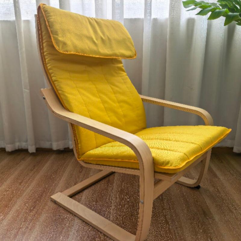 Birch Wood Recliner Bonn Armchair - Adult Leisure Chair for Balcony and Pregnant Women.