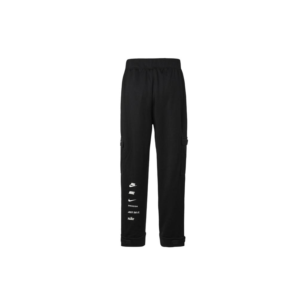 Nike Sportswear Swoosh Cargo Weave Jogger Pants Women Bottoms Black CU5634-010