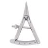 Wing Divider, Adjustable Stainless Steel Tool Leather Compass for Leather Trimming Projects(Screw Lock Type Marking Gauge)
