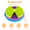 Pet Slow Food Bowl Dog 3-Layers Interactive Game Food Puzzle Feeder Choke-proof Antiderrapante Alimentador Tigela para cães pequenos/médios/grandes
