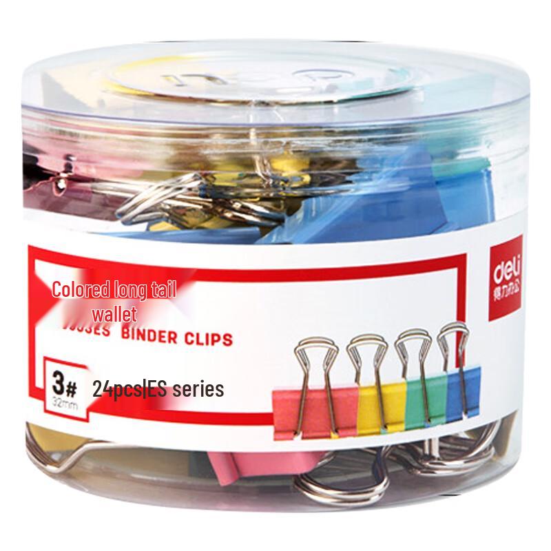 Deli Colored Binder Clips