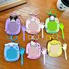 Unzip Magnetic Steel Ball Drawing Board Keychain Cute Schoolbag Pendant Car Key Chain Gift Magnetic Drawing Board
