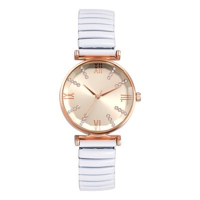 Women's Watch Waterproof Fashionable Snake Clasp Stainless Steel Band Quartz Analog Display Free Size Fashion Accessory