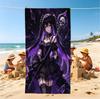 Dark Fantasy Hatsune Miku Print Beach Towel Super Absorbent Quick Dry Bath Towel Gothic Aesthetic Camping Yoga Travel Towel