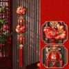 Fu Word Spring Festival Pendant Wind Chimes New Year Decorations Fashion Good Luck Ornaments  Home
