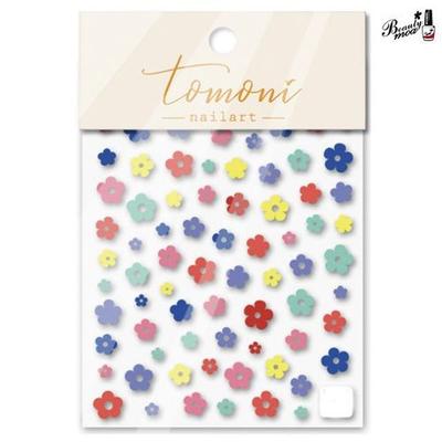 Flower Round Flower Nail Sticker Daisy To-572 X (3 Sheets)