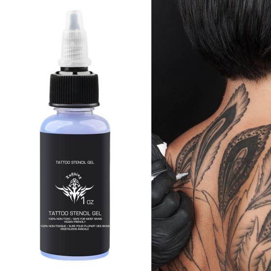Yousheng 30ml/120ml Tattoo Transfer Gel Long Lasting Clarity Quick Dry Formula Natural Ingredient Non-irritating Mild Professional Stencil Transfer