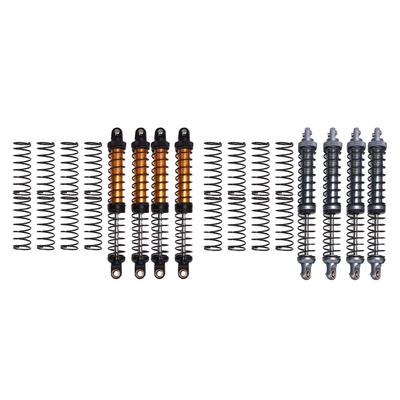 4pcs 110mm RC Shock Absorber Damper Dual Stage Spring Shocks for 1/10 RC Crawler Car Upgrade Parts