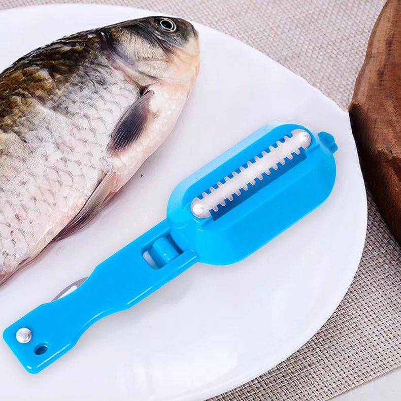 showme Cleaning Fish Scales Tool with Knife Scraping Kitchen Cooking
