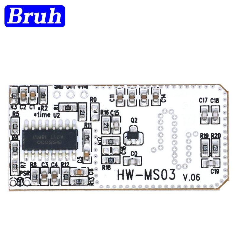 

HW-MS03 Performance Motion Sensor Module Radar Motion Sensor 2.4GHz to 5.8GHz Microwave Radar Sensor Module for Arduino