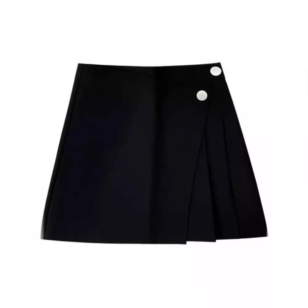 Streetwear Short Skirt With Zipper For Summer 2024 Womens Slim Fit Casual Fashion