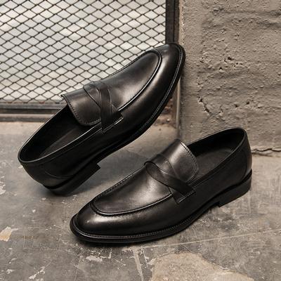 British Style Leather Shoes Men Casual Comfort Lightweight Non-slip Flats Formal Dress Wedding Footwear Sapatenis Masculinos