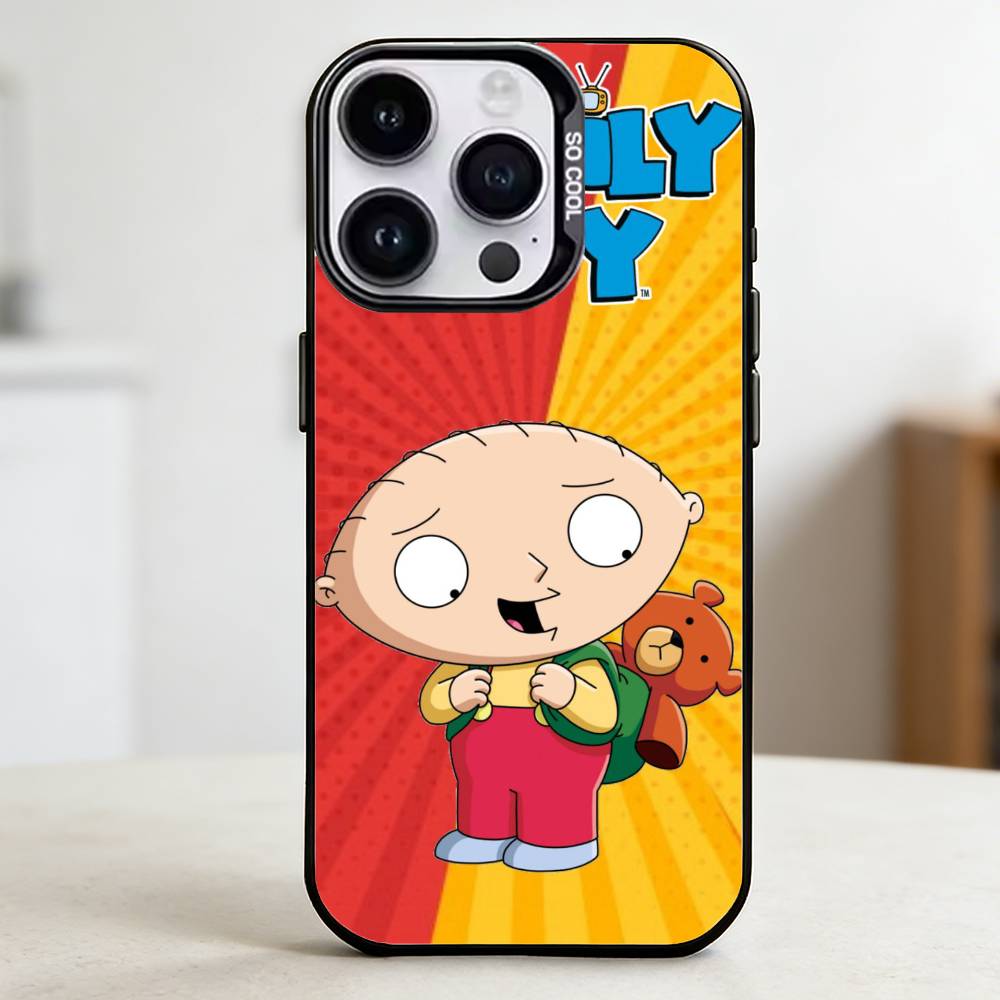 Family Guy  Phone Case for Color Silver Shell For IPhone 17 16 15 14 13 12 11 Pro Max Plus