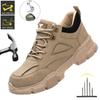 Waterproof Men Safety Boots With Steel Toe Cap Anti-smash Work Sneakers Safety Shoes Men Mining Outside Work Light Footwear