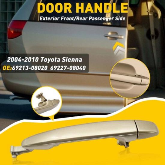 For 04-10 Toyota Sienna Desert Sand Mica 4Q2 Rear Outside Door Handle RH/LH EXV