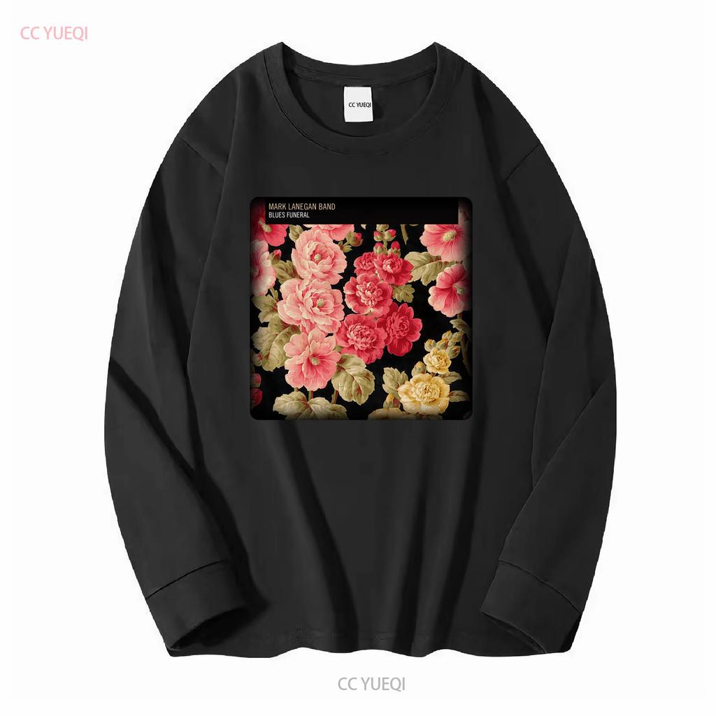 Mark Lanegan Black All Size Cotton T Shirt Vintage Washed Fashion Top For Everyday Wear Unisex Designer Clothes Streetwear