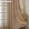 1PC NAPEARL Modern Luxury Dreamy Embossed Jacquard Curtain Translucent Sheer Curtain for Living Room Bedroom Balcony Window Home Decor