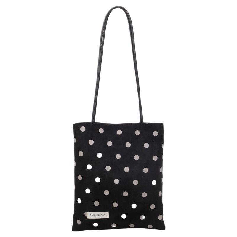 Dot-pattern Shoulder Bag - Ideal for Commuting To Work, Stylish and Casual, with Ample Capacity for A Tote Bag