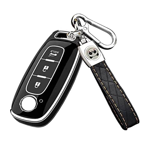 

[ZANEKO] Новый чехол для ключа X-Trail, совместимый с чехлом для ключа Nissan Sakura Aria (Серебряный черный)