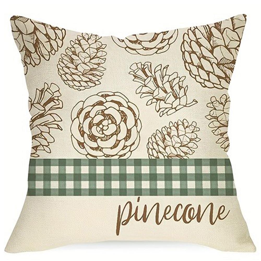 Рождественский домашний фермерский дом зимнее украшение наволочка для подушки гостиная диван подушка комплект украшения комнаты новогодний подарок 40x40cm