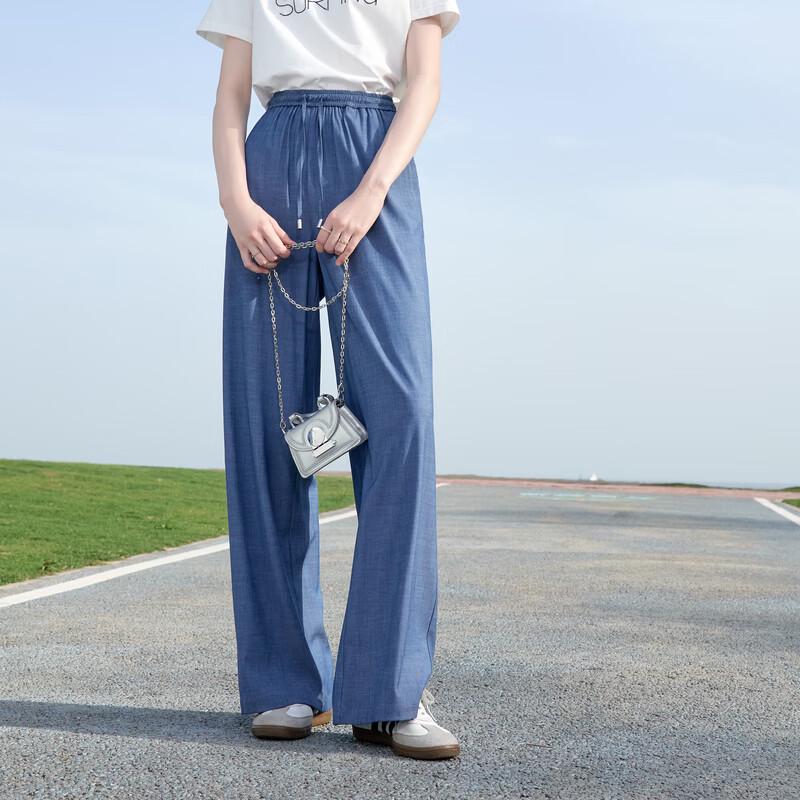 Women's Cooling High-Waisted Wide-Leg Pants