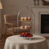 Three-Tier Dessert Stand Versatile 3 Tier Dessert Stand Tiered Serving Tray Space-Saving Long-Lasting for Hosts, Afternoon Tea