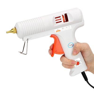 DIYWORK Energiją taupantis pastovios temperatūros reguliuojamos temperatūros šildomasis antgalio skersmuo 11 mm 100℃-220℃ 110W karšto lydalo klijų pistoletas amatininkų remonto įrankis