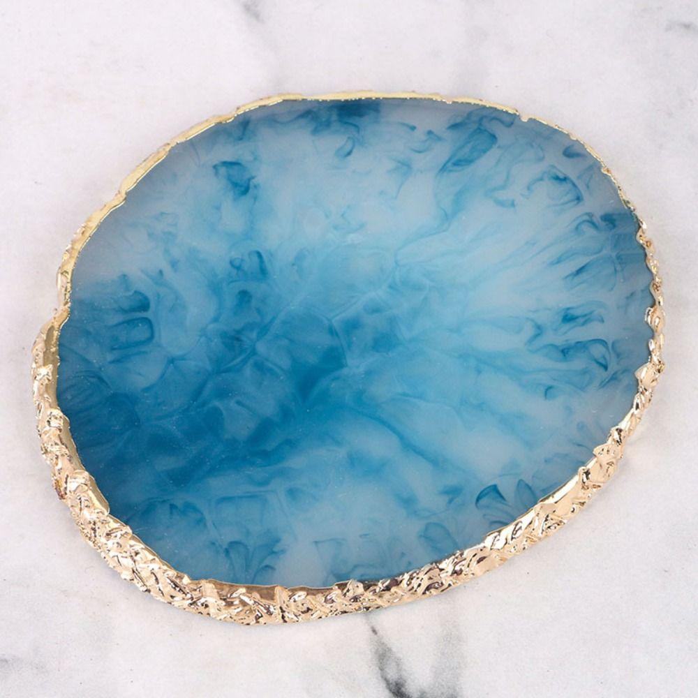 Fake Nail Resin Agate Nails Palette Color Drawing Pallet Manicure Tool Palette  Makeup Cosmetics