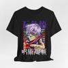 Koszulka z grafiką anime Satoru Gojo, Koszulka unisex, Prezent dla fana mangi, Krótki rękaw