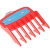 Guide de taille 1.5+4.5mm Peigne Rouge Accessoire Set de Peignes Avec un Support en Métal Tondeuse