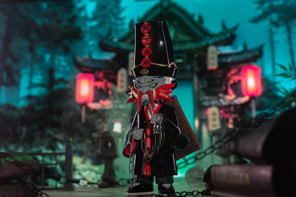 PLUM Shenzhen Mabell Animation Culture Development Faceless "Black Impermanence" Non-scale PU Painted Complete Figure PF 405