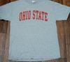 Vintage Ohio State T-Shirt L Gray College Tee Y2K NCAA