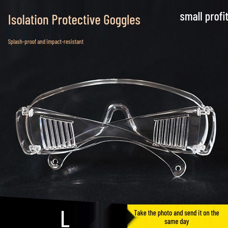 Unisex Dustproof Windproof Cycling Protective Goggles Blue Frame Goggles