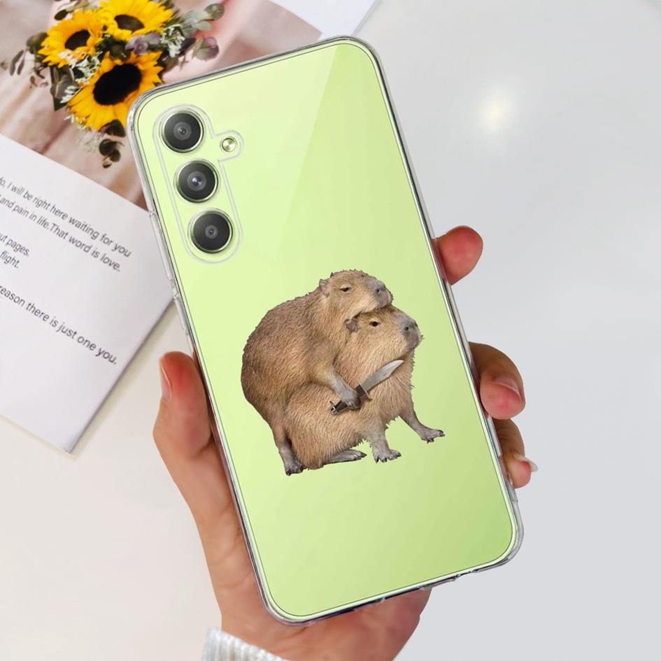 For Samsung Galaxy A54 Case A546B SM-A546B Cute Astronaut Clear Silicone Soft Phone Cover For Samsung A54 5G A 54 GalaxyA54 Capa