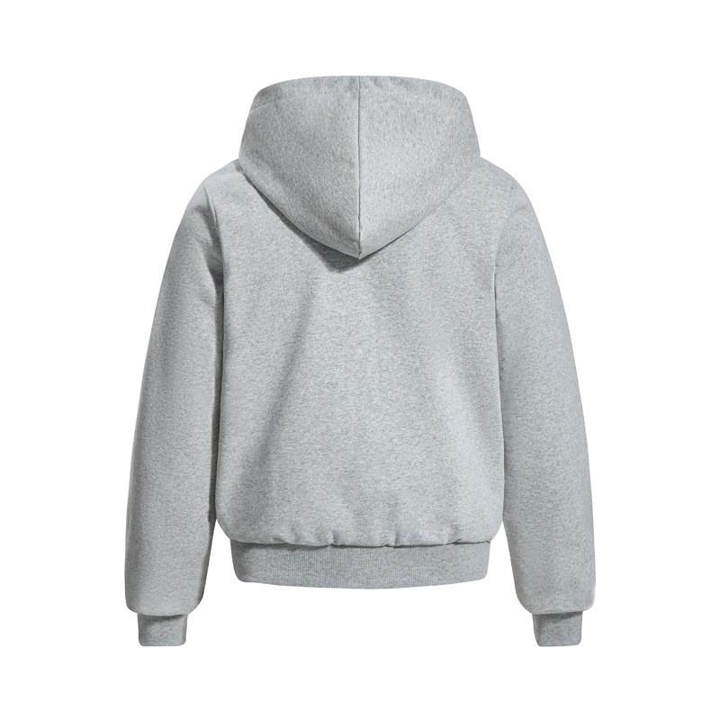 Unisex Retro Kapuce na zip s potiskem portrétu kapely Streetwear Oversized střih Směs bavlny Zimní mikina