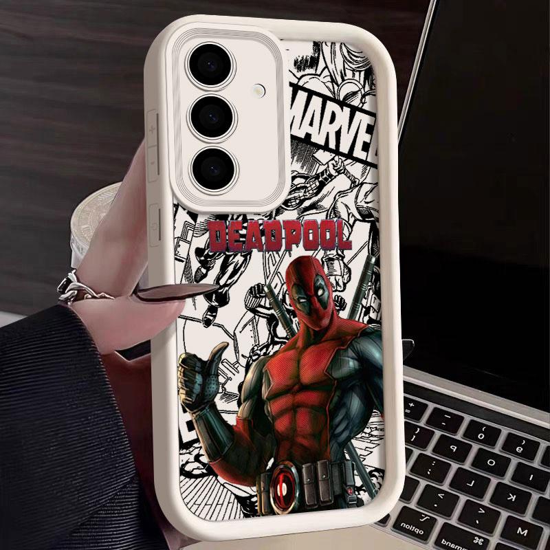 Marvel Comics Deadpool Fundas For Samsung Galaxy S26 S25 S24 S23 S22 Plus S21 Ultra S20 FE Case S26Ultra Soft Phone Back Cover